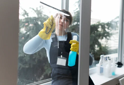 Nettoyage de vitres intérieures et extérieures à Tréhorenteuc